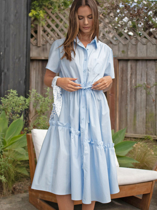 POCARI Shirt Dress(포카리)_LIGHT BLUE