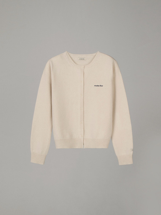 OVERDUE WOOL CARDIGAN_CREAM