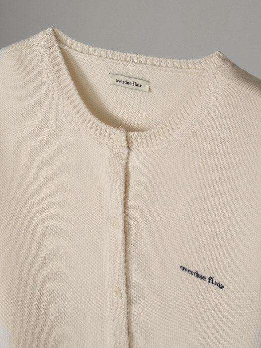 OVERDUE WOOL CARDIGAN_CREAM