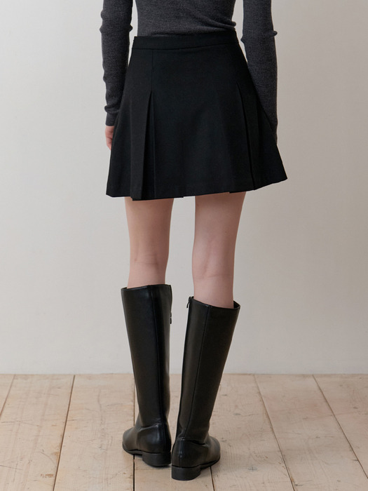 Lead mini skirt (black)