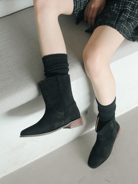 ljh7085 western ankle boots _ 4colors