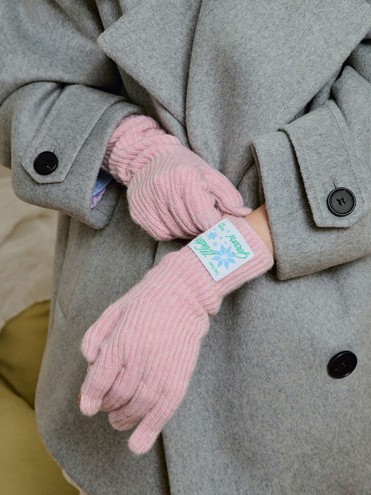 Snowflake Long Knit Gloves - 3colors 핑거홀 장갑