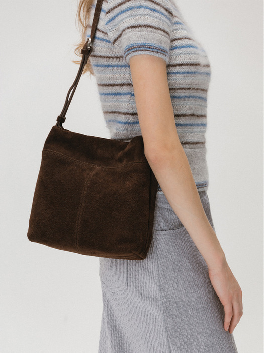 Belted Suede Bag_(Brown)