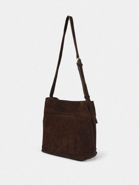 Belted Suede Bag_(Brown)