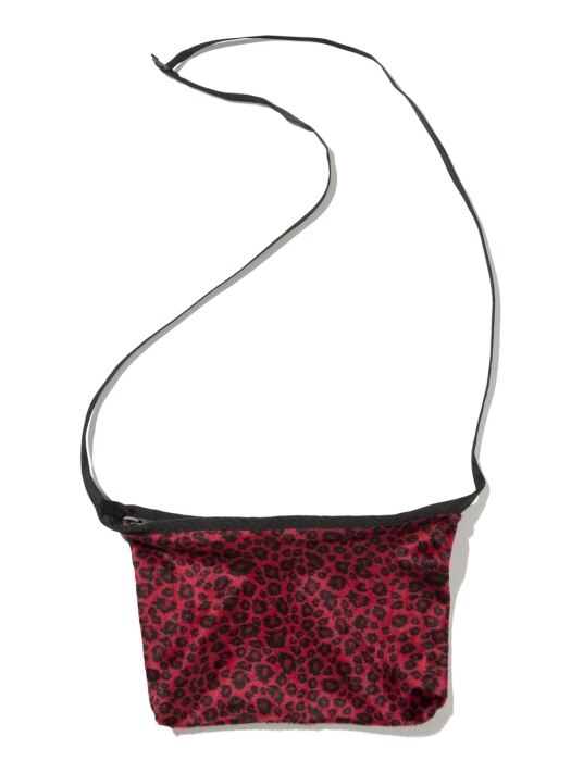 Leopard Shoulder bag (red)