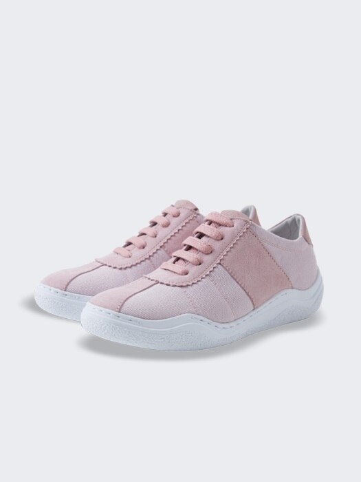 Wave Canvas Sneakers_1034 pink