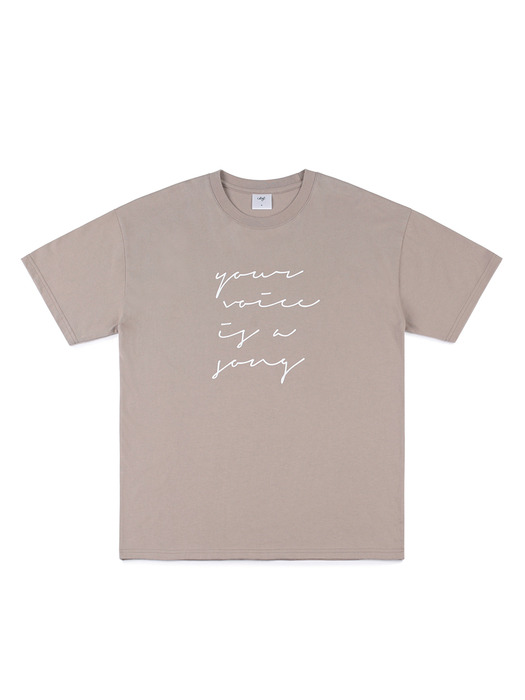 LOVE LETTER T-SHIRT (BEIGE)