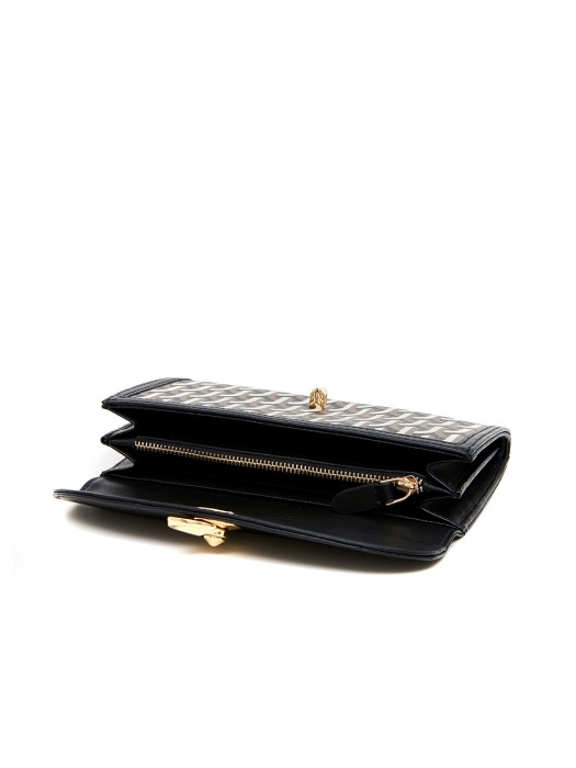 장지갑 CONTINENTAL WALLET - black