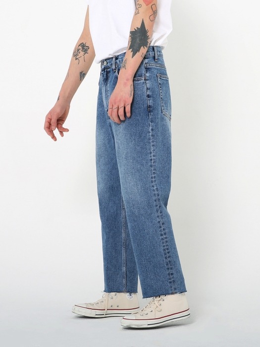 Standard Cropped Jeans Blue