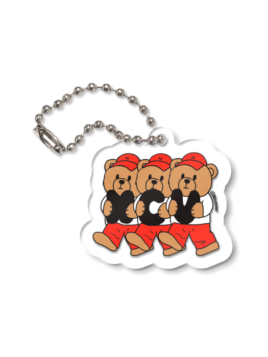 Ncv alphabet bruin-red(keyring)