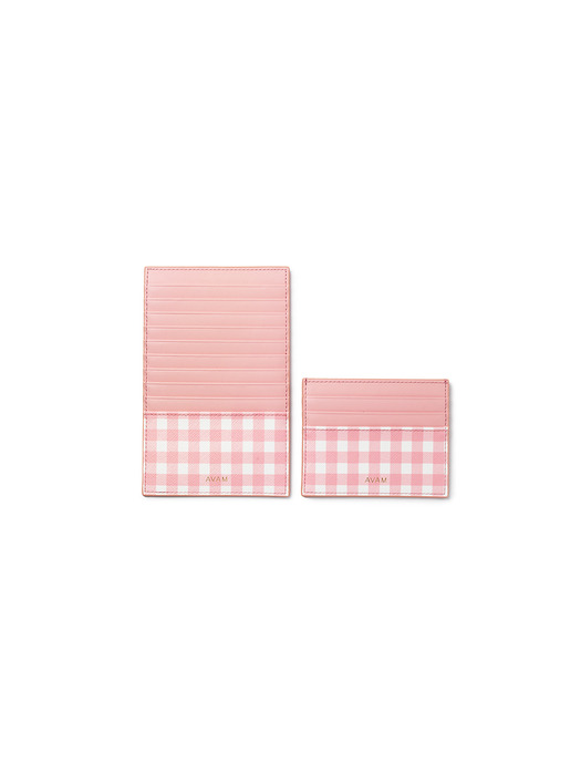 Gingham Card Wallet Small (2 COLOR)