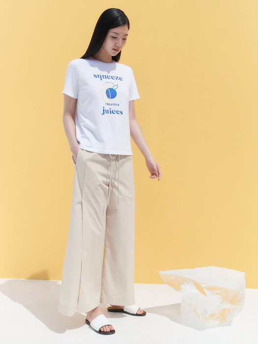 Banding Wide Pants - Camel (KE0621M02A)