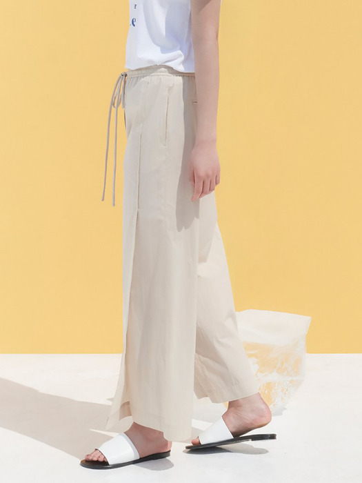 Banding Wide Pants - Camel (KE0621M02A)