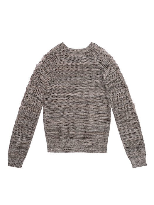 Net Sleeve Sweater