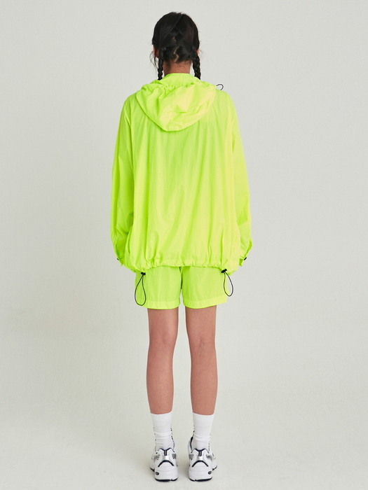 LIGHT WEIGHT WINDBREAKER SET UP_LIME