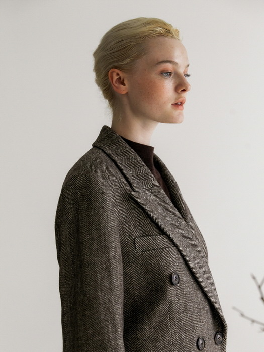 Over-fit Double Wool Jacket