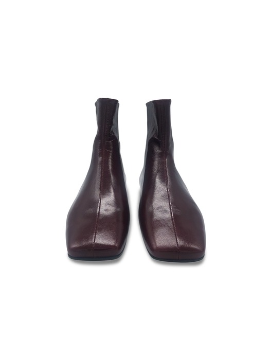 WILLY BOOTS PATENT BURGUNDY