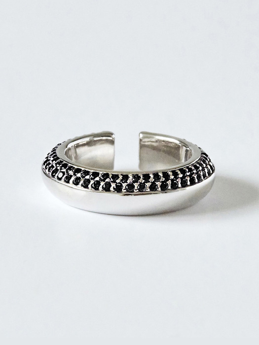 Spin Ring Silver (Black)