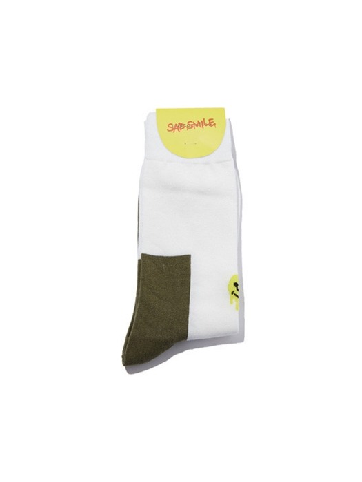 새드스마일 [온라인 단독] sad smile colorblock socks
