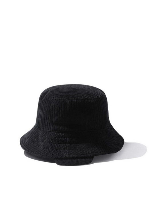 ear point corduroy bucket hat_CARAX21001BKX