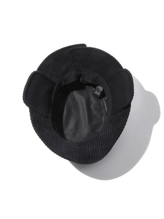 ear point corduroy bucket hat_CARAX21001BKX