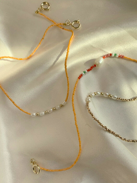 chain rink necklace(체인링크네크리스)