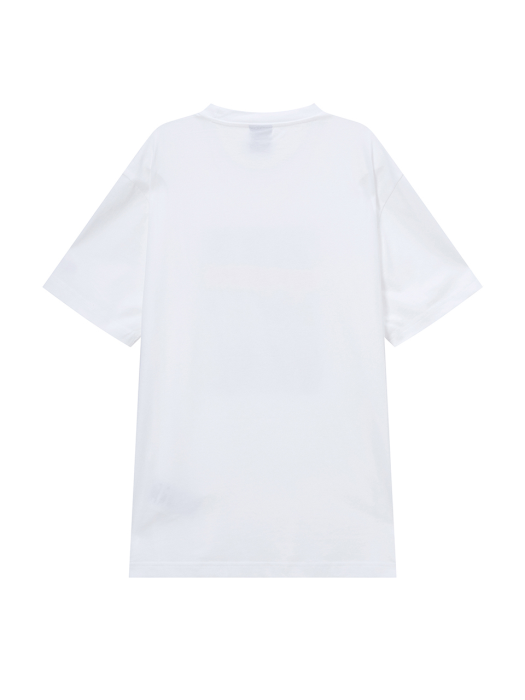 [EU] 빈티지 포토 그래픽 반팔 티셔츠 (OFF WHITE) CKTS1E345OW