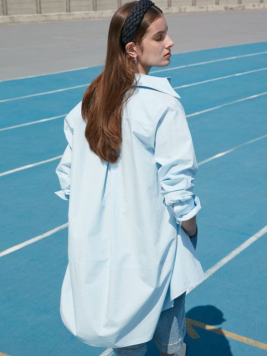 LAYERED COLLAR AND SLEEVE BLOUSE_Sky Blue [U1M0B402/52]