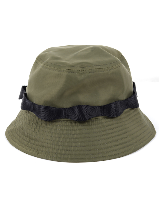 [EZwithPIECE] STRAP BUCKET HAT (OLIVE)