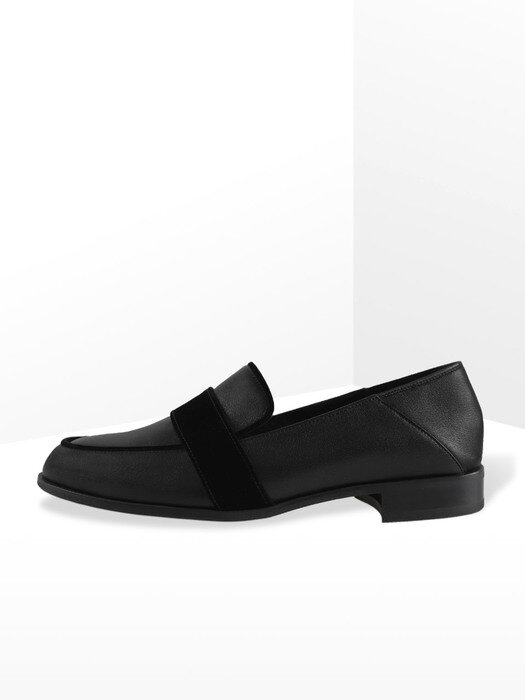 CARPET 2-way loafers_chic black