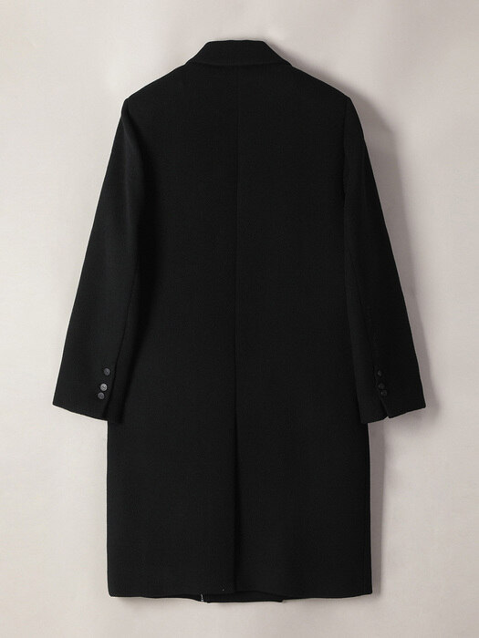 Double-breasted Wool-blend Coat_LQCAW20200BKX