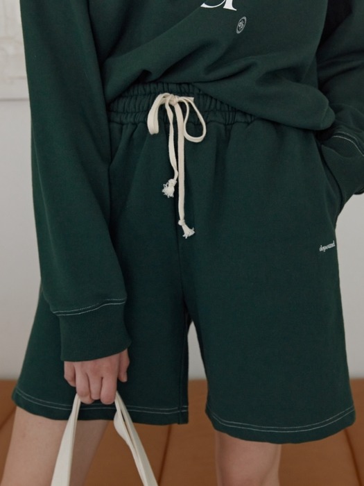 sweat shorts (green)