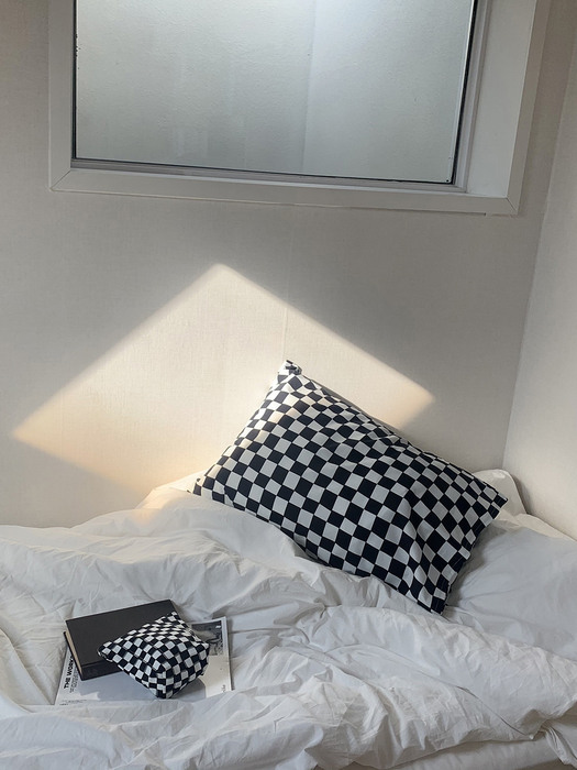 checkerboard pillow