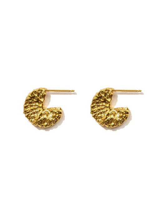 Fragment pie earrings Gold