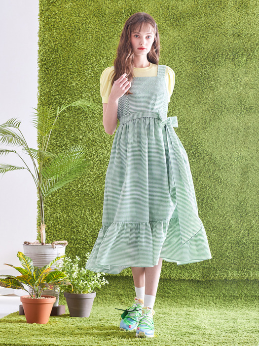 Floria Strap Dress [Green]