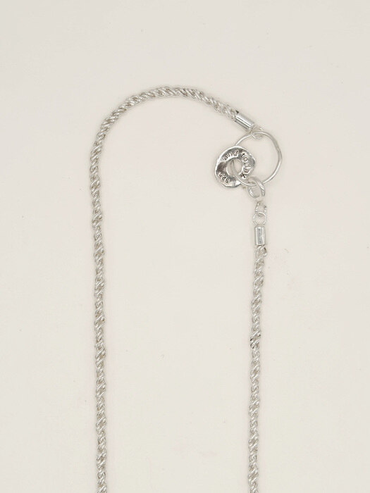 twist chain necklace (thin)