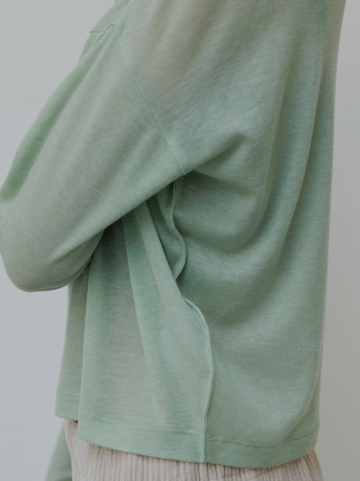 MINT LOOSE FIT JERSEY TOP