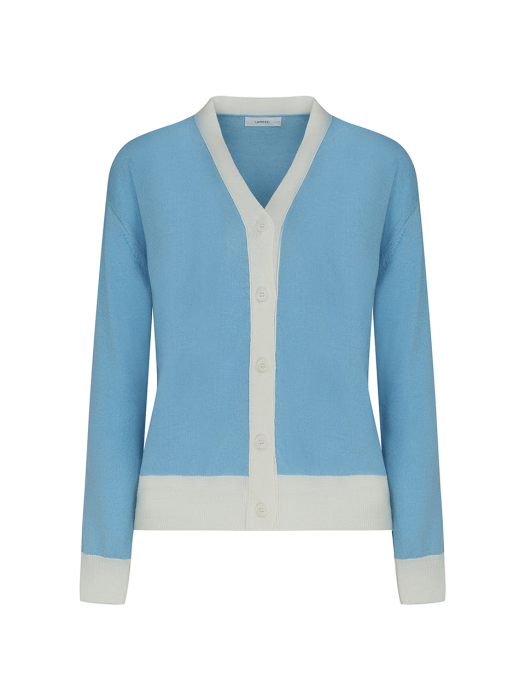 Summer wool 100 cardigan-Blue