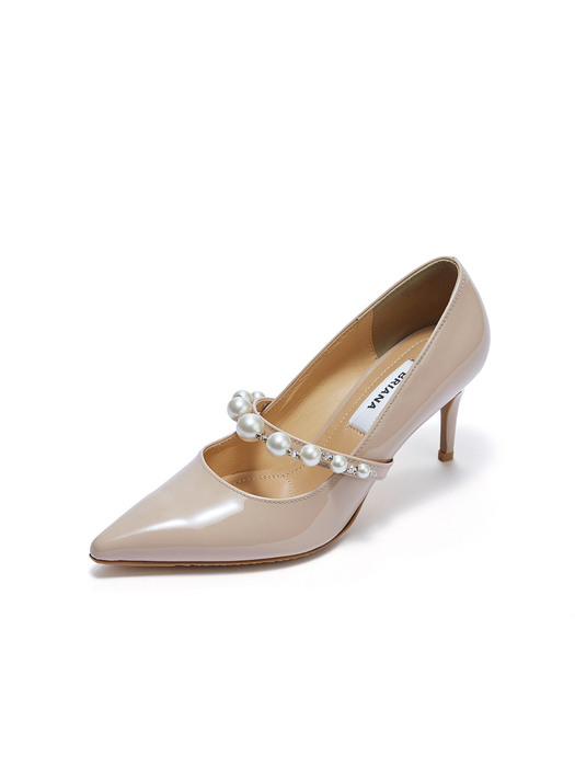 My Pearl Stiletto_Light Beige Patent