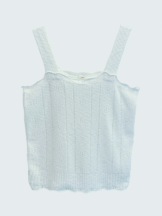 Via Phoebe knit sleeveless (White)