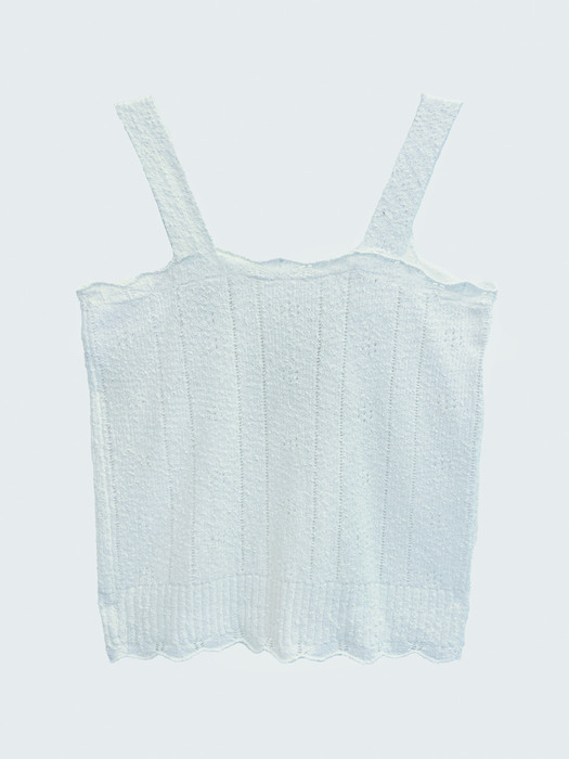 Via Phoebe knit sleeveless (White)