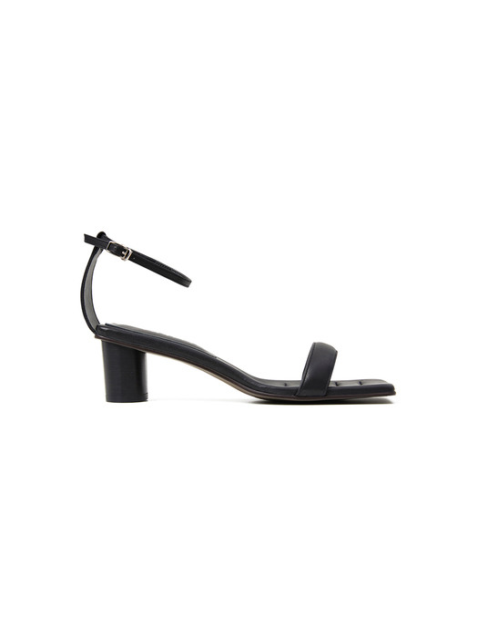 50mm Tango Cushion Stitch Sandal (BLACK)