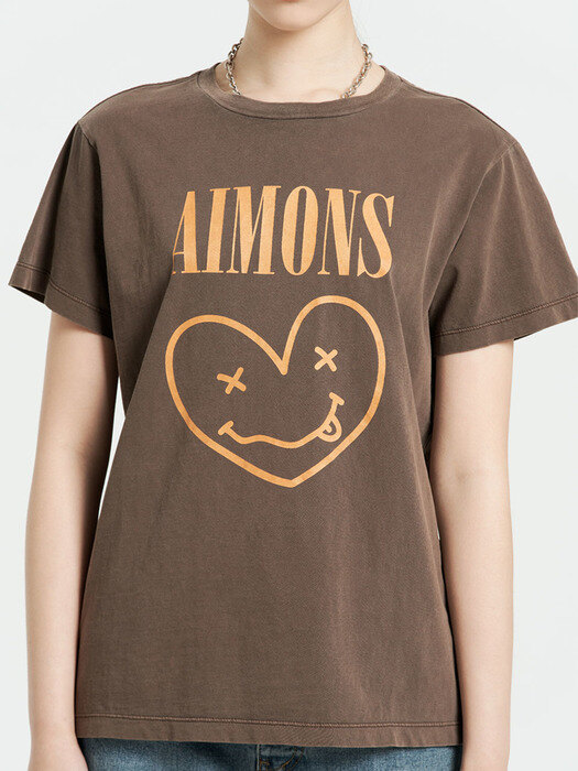 DYLAN BROWN AIMONS SMILE DYED T-SHIRTS