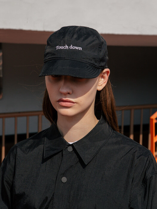 Black Nylon Camp Cap