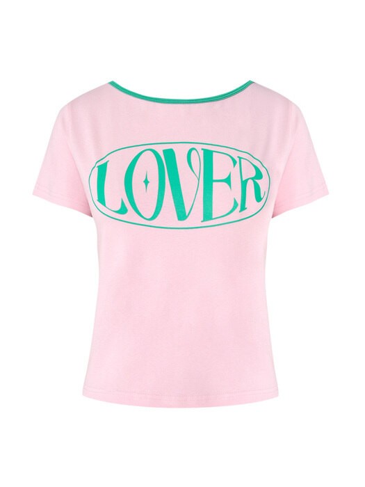 LOVER TWO TONE T-SHIRT - pink