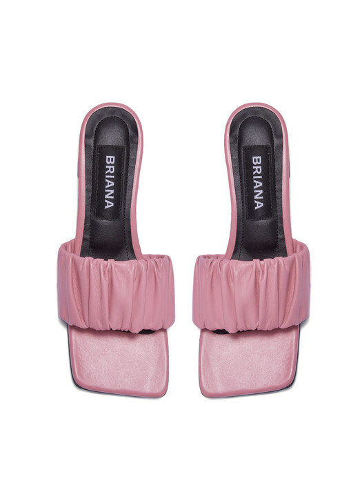 Shirring Slippers_Love Pink