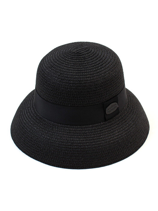 Summer Black Bowl Panama Hat 여름페도라