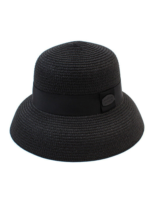 Summer Black Bowl Panama Hat 여름페도라