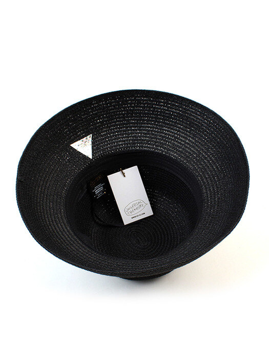 Summer Black Bowl Panama Hat 여름페도라