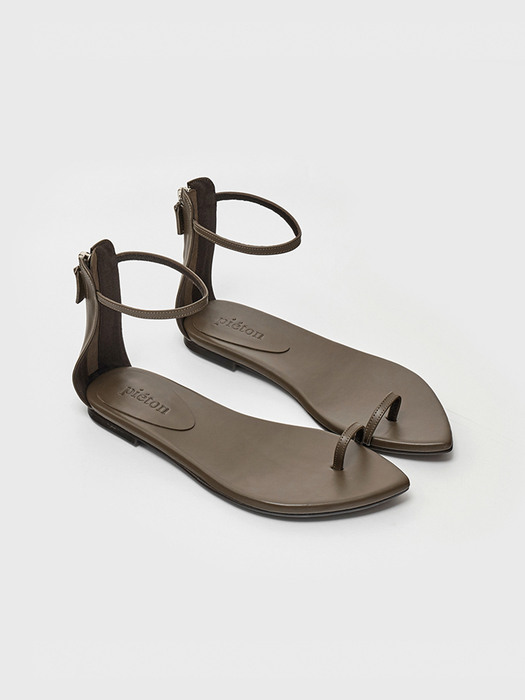 AMATA strap sandals_brown